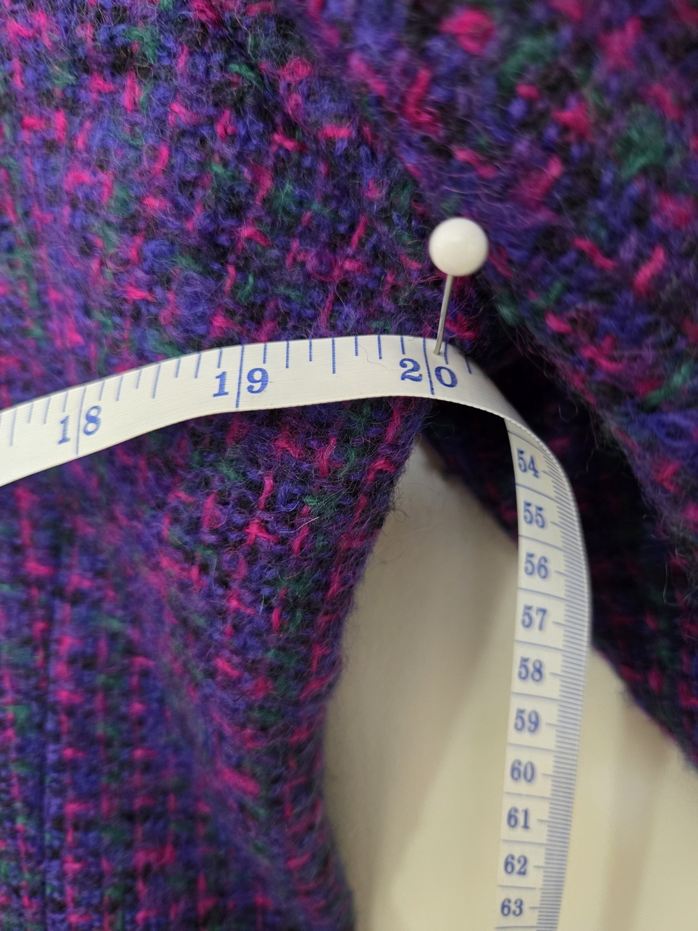 Nordstrom Purple Tweed Blazer with Pink Flecks - Picture 4 of 8